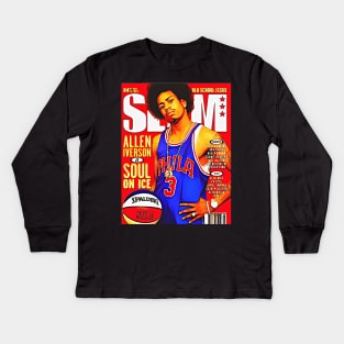 Allen Iverson - Slam Cover Kids Long Sleeve T-Shirt